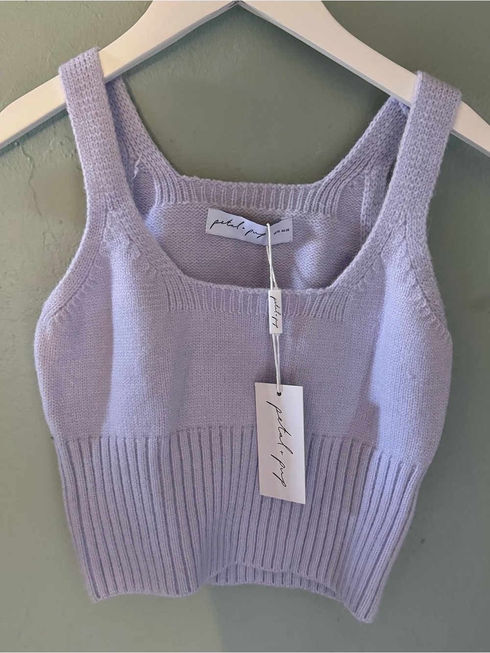 Petal & Pup Lilac Knit Tank